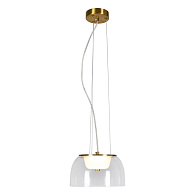 Подвесной светильник Lussole LSP-7061, 22*40 см, бронзовый