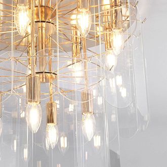 Светильник 55*55*45 см, 13*E14*40W, Eurosvet Claire 60170, золото, a069015