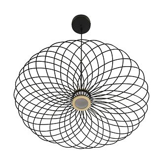 Подвес *56*163,5-163,5 см, 1*LED*10W, 3000K, Lumion Camomile LUM8379/10L, черный