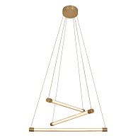 Люстра 63,5*63*120 см, 3*LED*27W, 3000K Gerhort G61282/3BGD, Золото