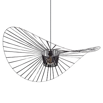 Подвесный светильник 120*50 см, 1*E27*60W LOFT IT Chapeau 10246/1200 черный