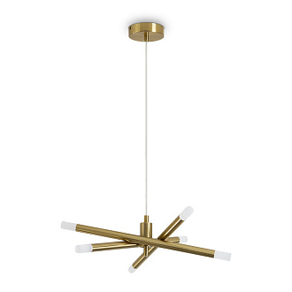 Светильник 54 см, 16W, 3000K, Freya Wands FR6130PL-L18B, латунь