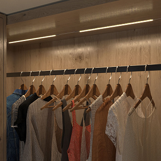 Светодиодный светильник с выключателем 2*40см LTB74 белый Elektrostandard