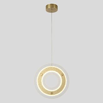 Подвесной светильник 25 см, 25W, 3000K, Crystal Lux DIEGO SP25W LED BRASS, латунь