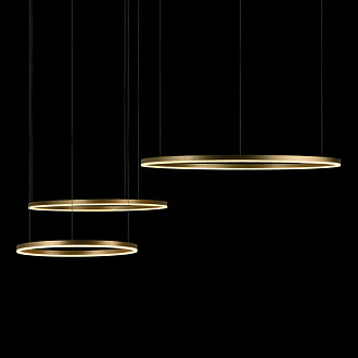 Светильник *100+80+60 см, 3*LED*151W, 3000К Loft It 10017/3L Ring, Золото