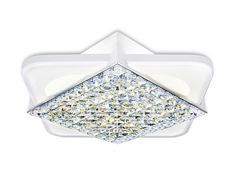 Светильник 51*51*11 см,  104W, 3000К, белый Ambrella Acrylica Ice FA124