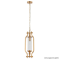 Светильник подвесной 15*41 см, 1*E14*60W Латунь Crystal Lux TOMAS SP1 BRASS