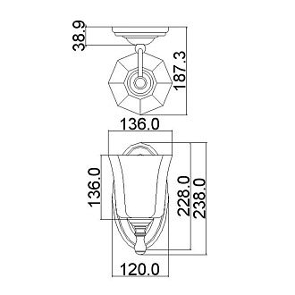 Бра для ванных комнат HK-SHELLY1-BATH Hinkley, арт. HK-SHELLY1-BATH