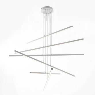 Подвесная люстра 120*125 см, 180W, 3000-6000K, Citilux Стиг CL203260 белый