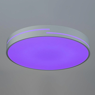 Светильник потолочный 40 см, 32W, 3000-4000-5000K Citilux CL72470GL0 Купер Лайн Белый с RGB