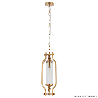 Светильник подвесной 15*41 см, 1*E14*60W Латунь Crystal Lux TOMAS SP1 BRASS