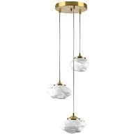 Люстра *35,5*11-170 см, 3*G9 Lightstar Meringe 799133, Латунь