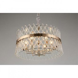 Подвесная люстра 55*70-150 см, 6*E14, 40W, Aployt Toinet APL.734.06.06, никель