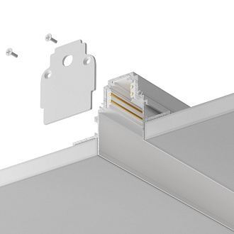 Шинопровод 300 см встраиваемый Maytoni Technical Magnetic track system Gravity TRX010-423W белыйIP 20