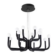 Люстра 38*76*82 см, 1*LED, 71W, 3000K Divinare Floriana 8194/06 LM-94, Черный