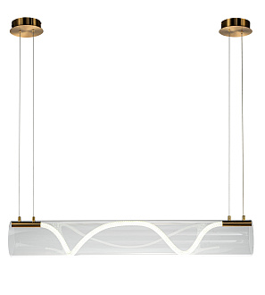 Люстра 1000*150-1200, LED, 32W 4000K NewRgy LED 17171-L1000 GD COPPER GOLD, Латунь/Золото