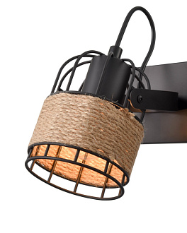 Спот 20*35*15 см, 2*E27 черный Vele Luce Extra VL6472W02