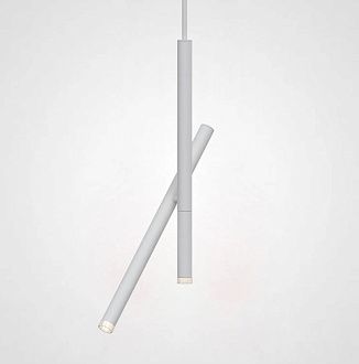 Подвесной светильник GORDIAN White 10W 45*6*57 см, 2*LED*5W, 3000, 4000, 5000K, ImperiumLoft gordian01, Белый