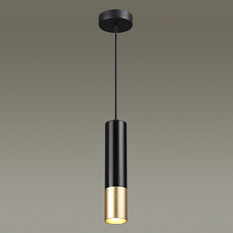 Подвесной светильник Odeon Light Corse 3876/1L черный, диаметр 5.5 см