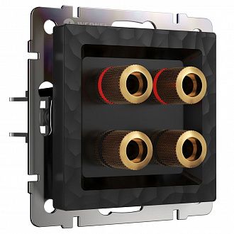 W1285008 Акустическая розетка, hammer черный Werkel, 4690389163128