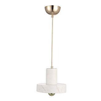 Светильник 18 см, Crystal Lux GOCCIA SP1, золото-мрамор