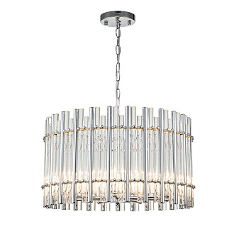 Подвесной светильник 600*600*375/1575 мм, 7*E14 хром Indigo Violino V000308, 12025/7P Chrome