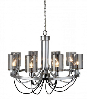 Люстра подвесная  Arte Lamp A2995LM-8CC, диаметр 70 см, хром