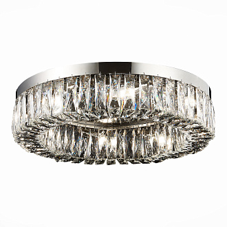 Люстра потолочная 62 см, 320W, ST LUCE Rifrazio SL1226.102.08 Никель