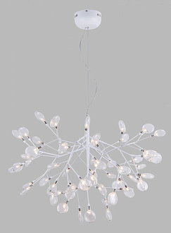 Светильник подвесной 98 см, Crystal Lux EVITA SP63 WHITE/TRANSPARENT Белый