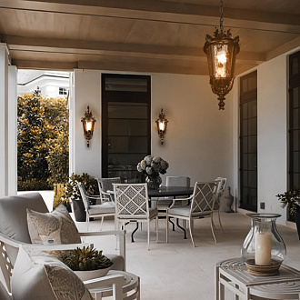 Уличный светильник *18 см, 1*E27*60W, Loft It 100003W Verona, Бронза