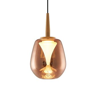 Подвесной светильник 12*212,5 см, 1*LED*5W, 3000K, Mantra Andromeda MAN8931+8942, золотой