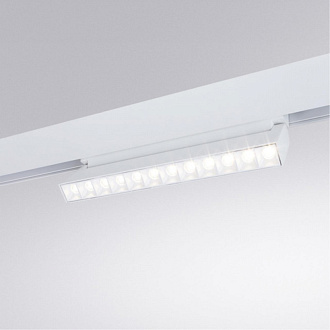 Трековый светильник 21,9*2,2 см, 1*LED*12W, 3000К, Arte lamp Linea Белый A4678PL-1WH