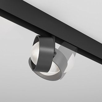 Светильник на шине 9*9*13,4 см,  LED, 15W, 3000-6000К, Maytoni Technical Lens Dim Dali TR217-4-15WTW-DD-B черный