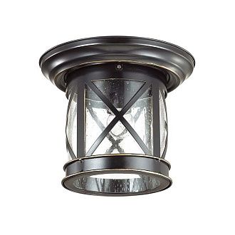 Уличный светильник Odeon Light Sation 4045/1C черный/золотая патина