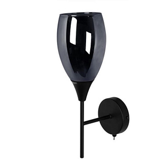 Бра 18*12*38 cм, 1*E14*40W Arte Lamp Barry A7951AP-1BK черный