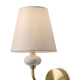 Бра 2,2*1,6-3,1 см, 1*E14*40W Freya Evelyn FR2038WL-01BS, Латунь