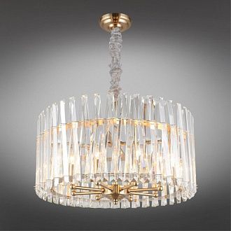 Подвесная люстра 60*32-115 см, 8*E14, 40W, Aployt Verene APL.808.13.08, золотой