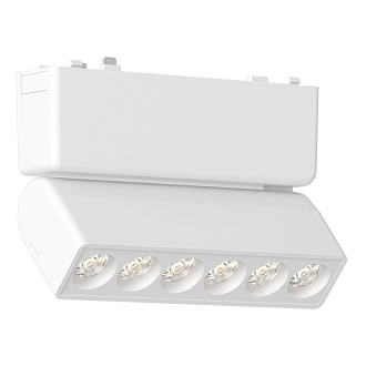Магнитный трековый светильник 12,2*2,6*8,2 см, 1*LED*6W 3000K ST LUCE Skyflat ST675.536.06 белый