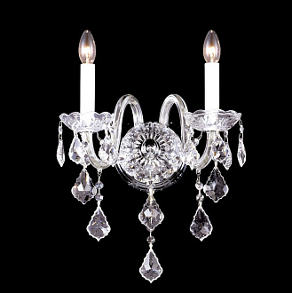 Бра 30*25 см, Crystal Lux QUEEN AP2 Хром/Прозрачный