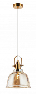 Подвесной светильник Stilfort Bell 2117/05/01P, диаметр 20 см, латунь