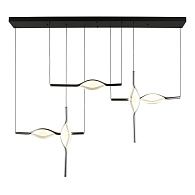 Подвесная люстра 147 см, 45W, 4000K, Aployt Krysia APL.060.03.45, черный