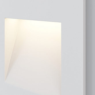 Встраиваемый светильник Maytoni LED Arca O038-L3W, 3W LED, 3000K, белый, вр 6*5,5 см