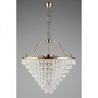 Каскадная люстра 70*95-180 см, 13*E14, 40W, Aployt Gerta APL.725.13.13, золотой