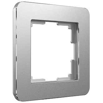 W0012606 Рамка на 1 пост Platinum, алюминий Werkel, 4690389184413