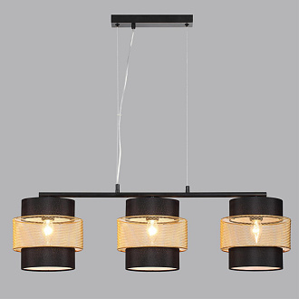 Подвесной светильник 21*83*179 см, 3*E27 Lumion ANIMAISA 8003/3A черный, золотой