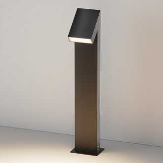 Садово-парковый светильник 18*20*90 см, LED, 15W, 3000К, Maytoni GUSS O592FL-L15GF3K серый