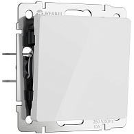 W1110041 Выключатель одноклавишный, белый акрил Werkel, 4690389197239