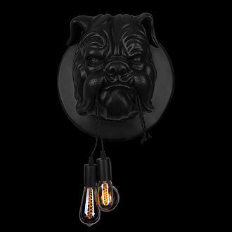 Светильник *41 см, 3*E27*W, Loft It 10177 Black Bulldog, Черный