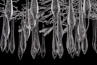 Люстра потолочная *100*56 см, 14*G9*40W, Dio D`arte Tavenna Nickel Tavenna H 1.3.100.108 N, никель