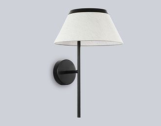 Бра с абажуром 30*26*40- см, 1*E14*40W, K, Ambrella Light High Light LH72455, черный